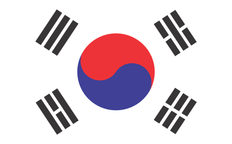 coree du sud drapeau